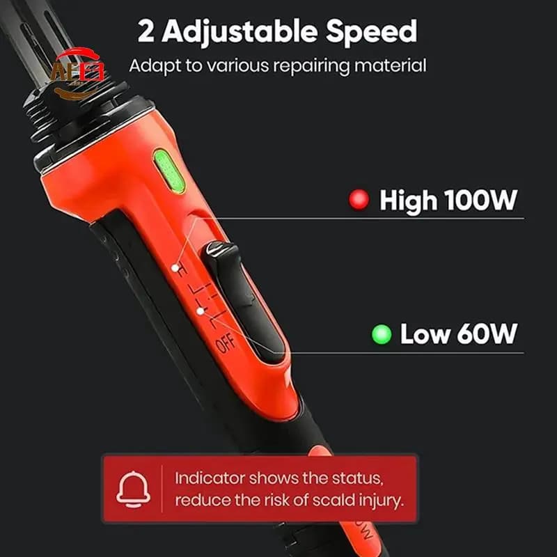 AEE3-100W Kit saldatrice in plastica Riparazione crepe paraurti automobilistiche con spina europea cucitrice a caldo in ferro