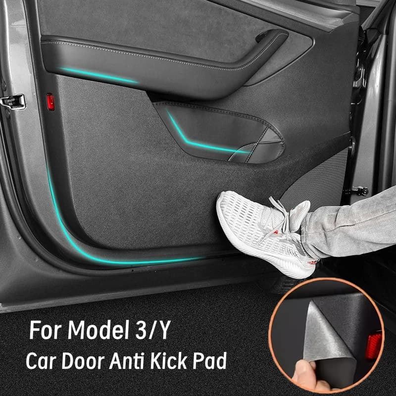 Protezione Anti-Graffio per Portiere Auto in Pelle per Tesla Model Y/3 Highland, Adesivo Protettivo Anti-Sporco per Sedili su Entrambi i Lati, Decorazione Auto