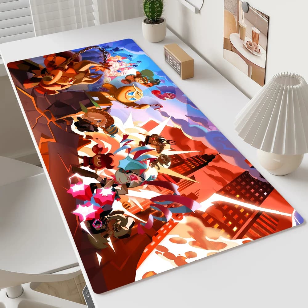 Mouse Pad Game MousePad Non-slip Lockedge C-Cookie Office Student Gaming Run Thickened Large Kingdom Writing Pad Cushion