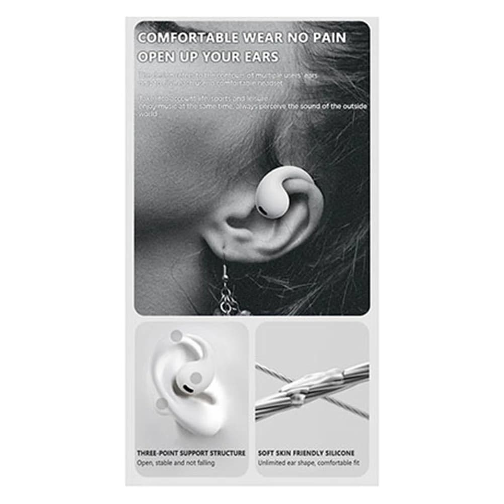 Wireless Noise Cancelling Earbuds Bluetooth 5.4 Bass Stereo Earbud IPX4 Water Sweat Proof Headphones-A79U