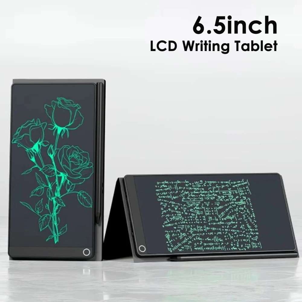 Tablet LCD per Scrittura a Schermo Intero, Blocco Note Digitale Portatile Cancellabile da 6,5 Pollici per Prendere Appunti e Disegnare