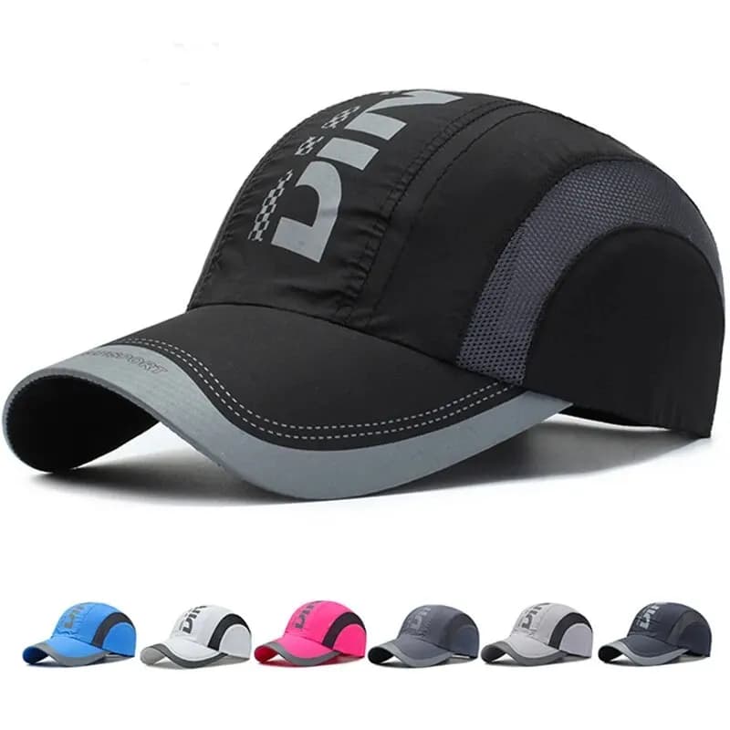 Nuovo Cappello Estivo ad Asciugatura Rapida, Berretto da Baseball alla Moda Primaverile, Cappello Sportivo da Esterno Traspirante con Visiera in Rete