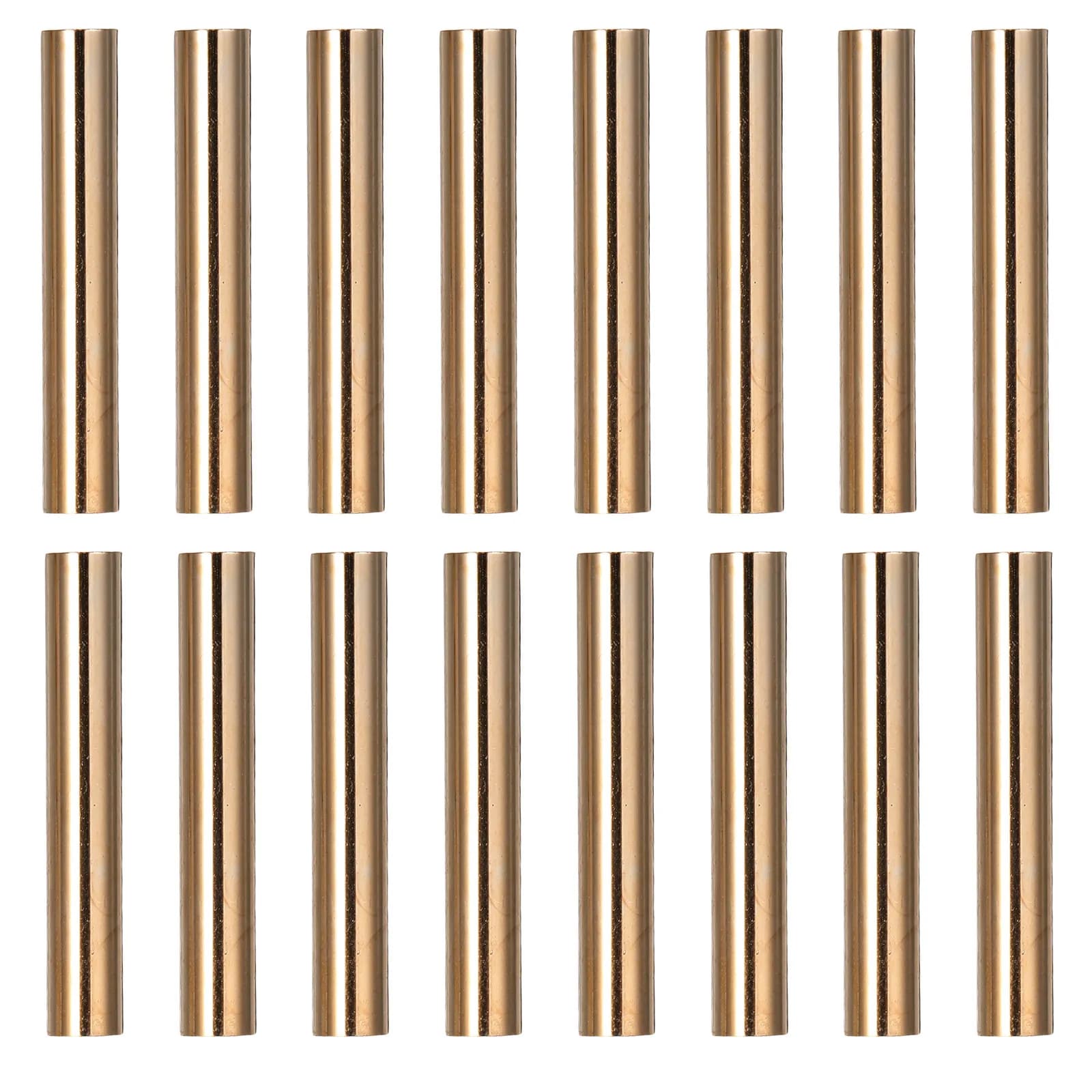 200Pcs Copper Tube Spacer Beads Jewelry Making 30Mm Long Tubes for Bracelets Necklaces DIY Craft Accessories Tube Beads
