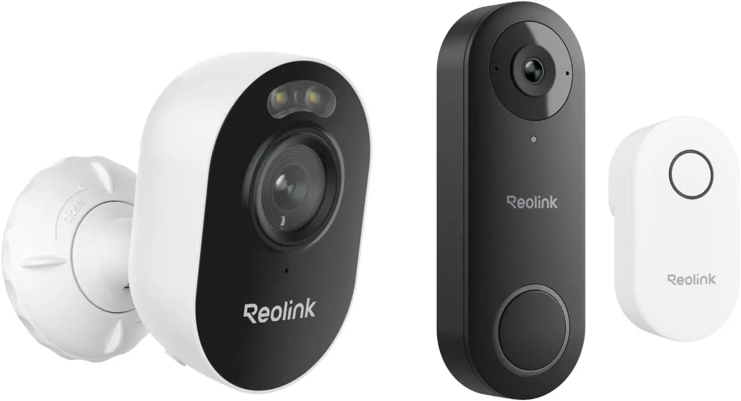 Campanello Video WiFi 2K con Telecamera Spotlight, Archiviazione Locale e Campanello Incluso per la Sicurezza Domestica