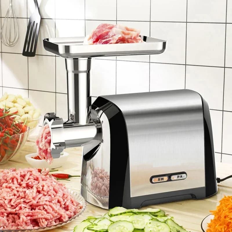 Tritacarne elettrico Robot da cucina Chopper di verdure 800W Tritacarne Mixer Frantoio Frullatore per cucina 220V