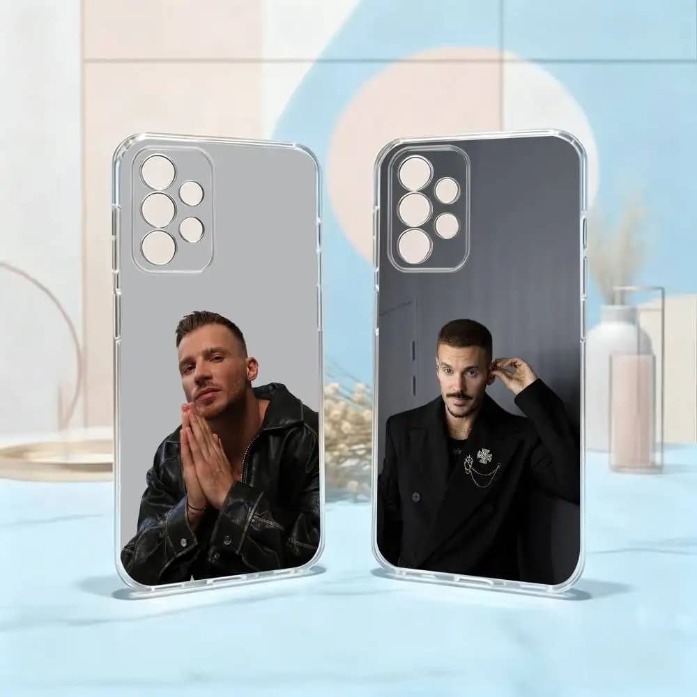 M Pokora-A King Pop Phone Case For Samsung S25,S24,S21,S22,S23,S30,Ultra,S20,Plus,Fe Transparent Cover
