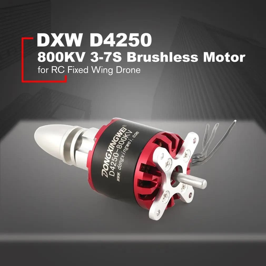 Hot DXW D4250 800KV 3-7S Motore Brushless Per RC FPV Ad Ala Fissa Drone Parti di Aerei Aereo Quadcopter Multicopter Accessori