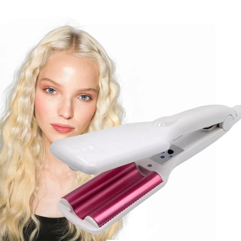 TOHUAN Lady Wave Ripple Iron Haircuts Egg Rolls Waver Hair Bigodino Folder Iron Ferries Salon Hair Styler Volume Styling Tools