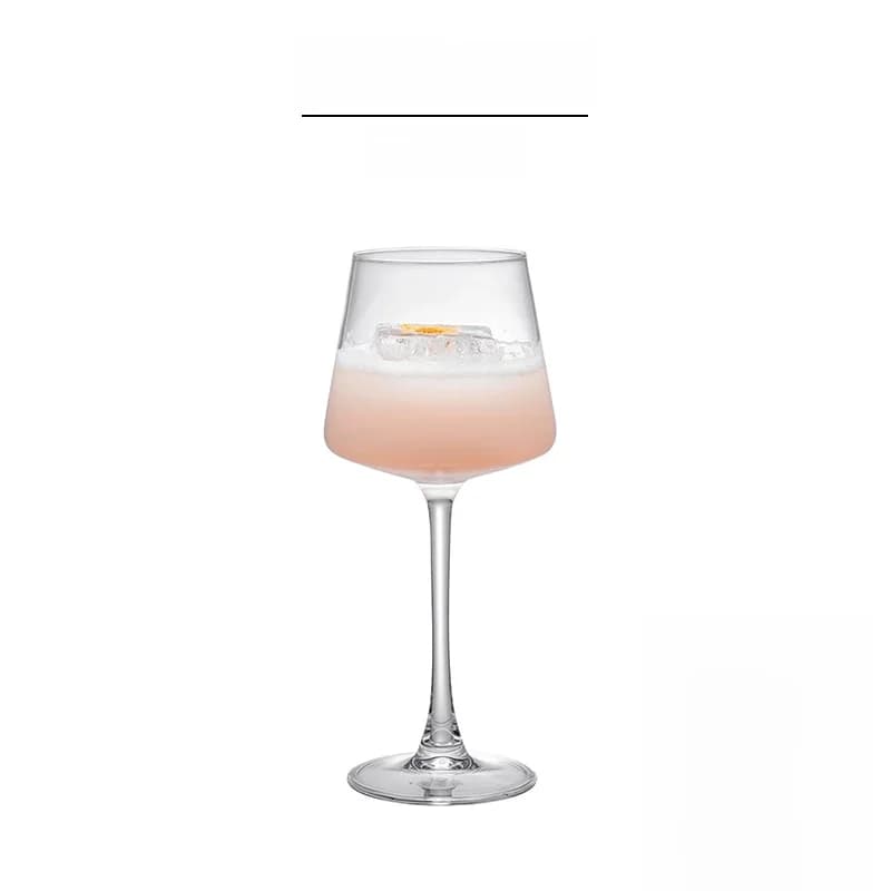 Simple Elegant Crystal Glass Cup High Foot Red Wine Glass Cocktail Cup Party Cup Vietri Mare Minimalist Drunkenness