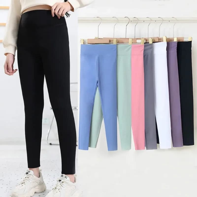Kids High Waist Tight Leggings Stretchy Breathable for Girls Workout Yoga Pants Spring Summer Daily Sport
