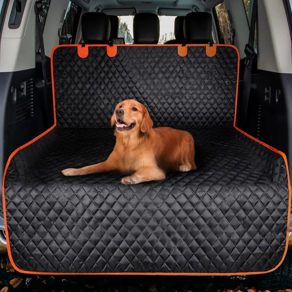 Tappetino Impermeabile per Bagagliaio Auto e Cani con Protezione Paraurti, Grande Tappetino Antiscivolo per SUV
