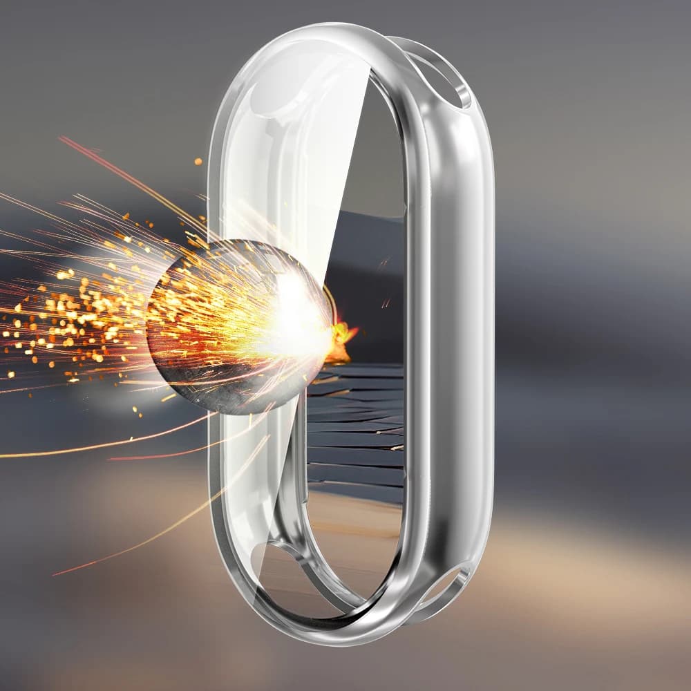 Custodia in TPU per Xiaomi Mi Band 9 Cover Accessori cinghie All-Around Custodia morbida per paraurti Protezione schermo HD per Xiaomi Mi Band 9 NFC