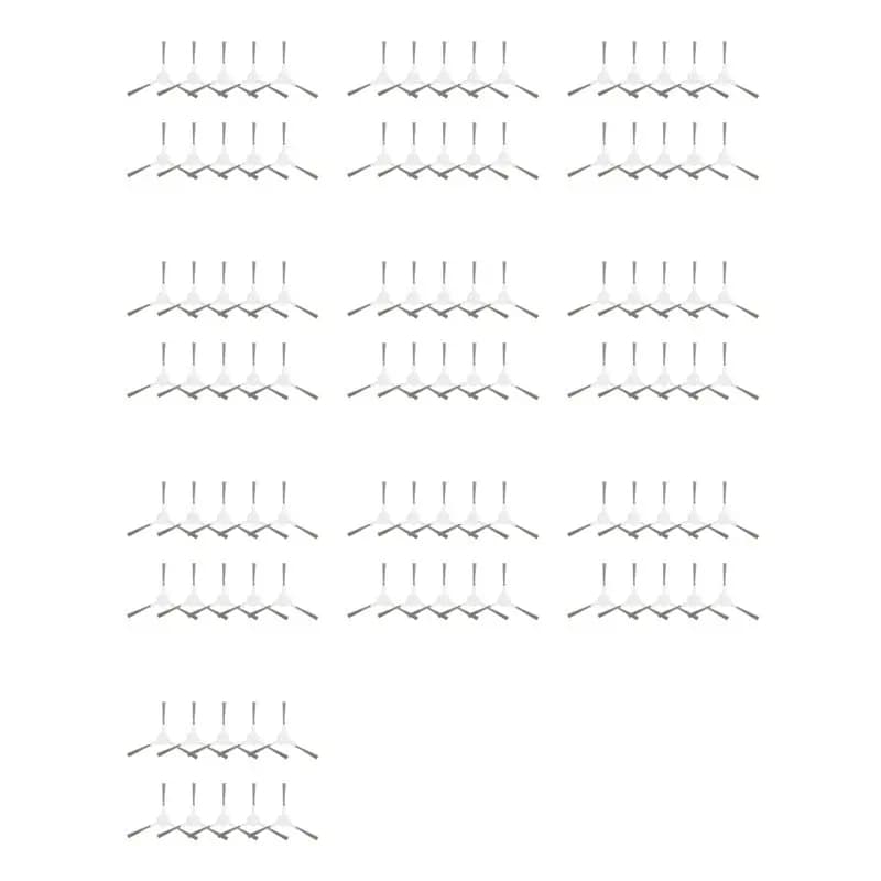 【CODICE】100 pezzi di spazzole laterali per robot aspirapolvere Xiaomi Dreame X30 / X30 Pro S30 L10S Ultra S10 S10 Pro S20, accessori e ricambi
