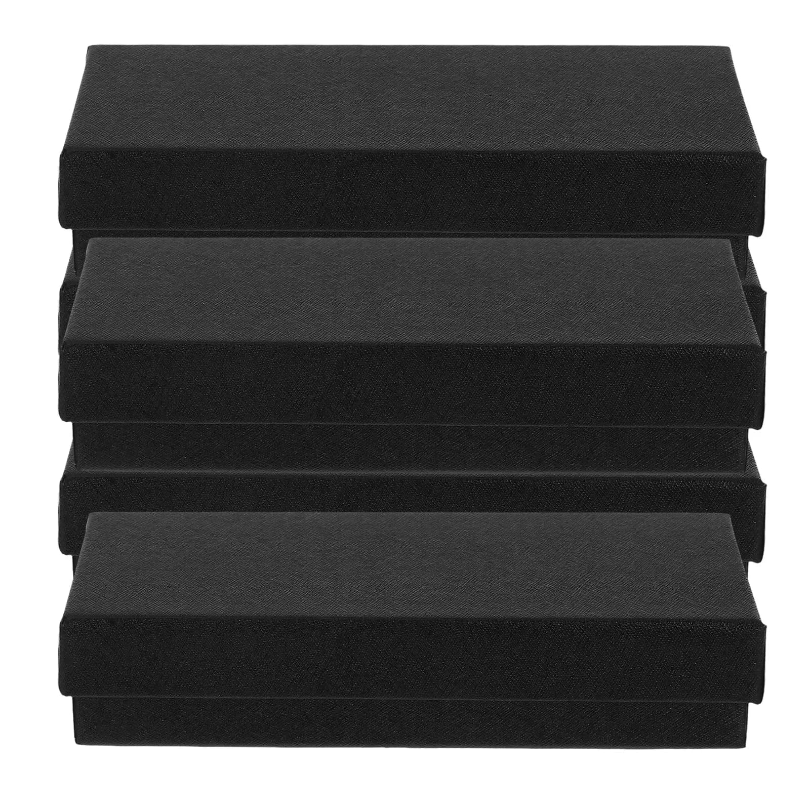 5 Scatole Quadrate in Cartone Kraft per Orologi, Confezioni Regalo per Gioielli, Scatole per Collane, Bracciali e Proposte di Matrimonio