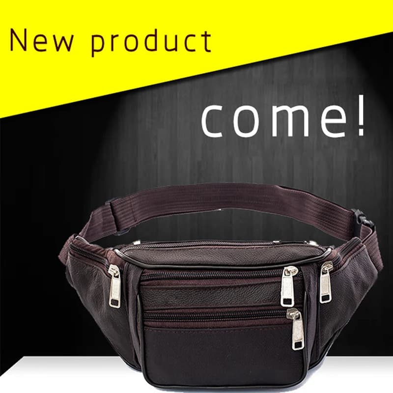 1PC Water Resistant Waist Belt Bag for Men Portable Phone Holder Wallet Pouch Lightweight Outdoor Fanny Pack