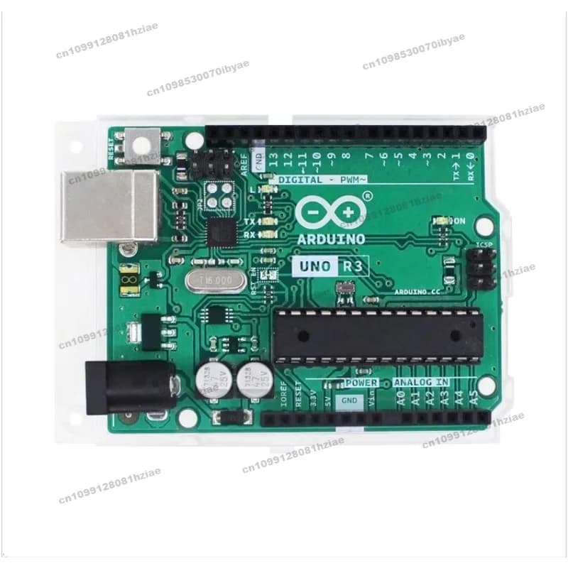 Scheda di sviluppo Arduino UNO R3, kit scheda principale per l'apprendimento della programmazione linguistica C del microcontrollore Arduino originale