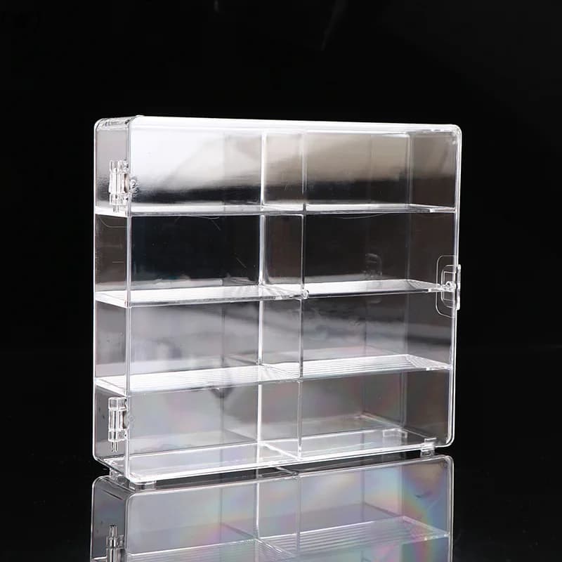 maveraW Ruote in acrilico Scatola di immagazzinaggio per auto per Diecast 1/64 Custodia antipolvere Educativi Kid Ragazzi Giocattoli per bambini Regalo