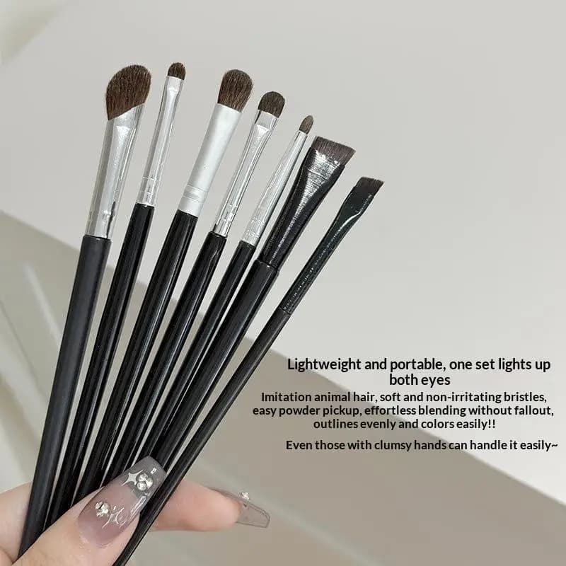 Eyeshadow Makeup Brush Set Multi-functional Soft Synthetic Bristle Shading Liner Brushes for All Eye Looks