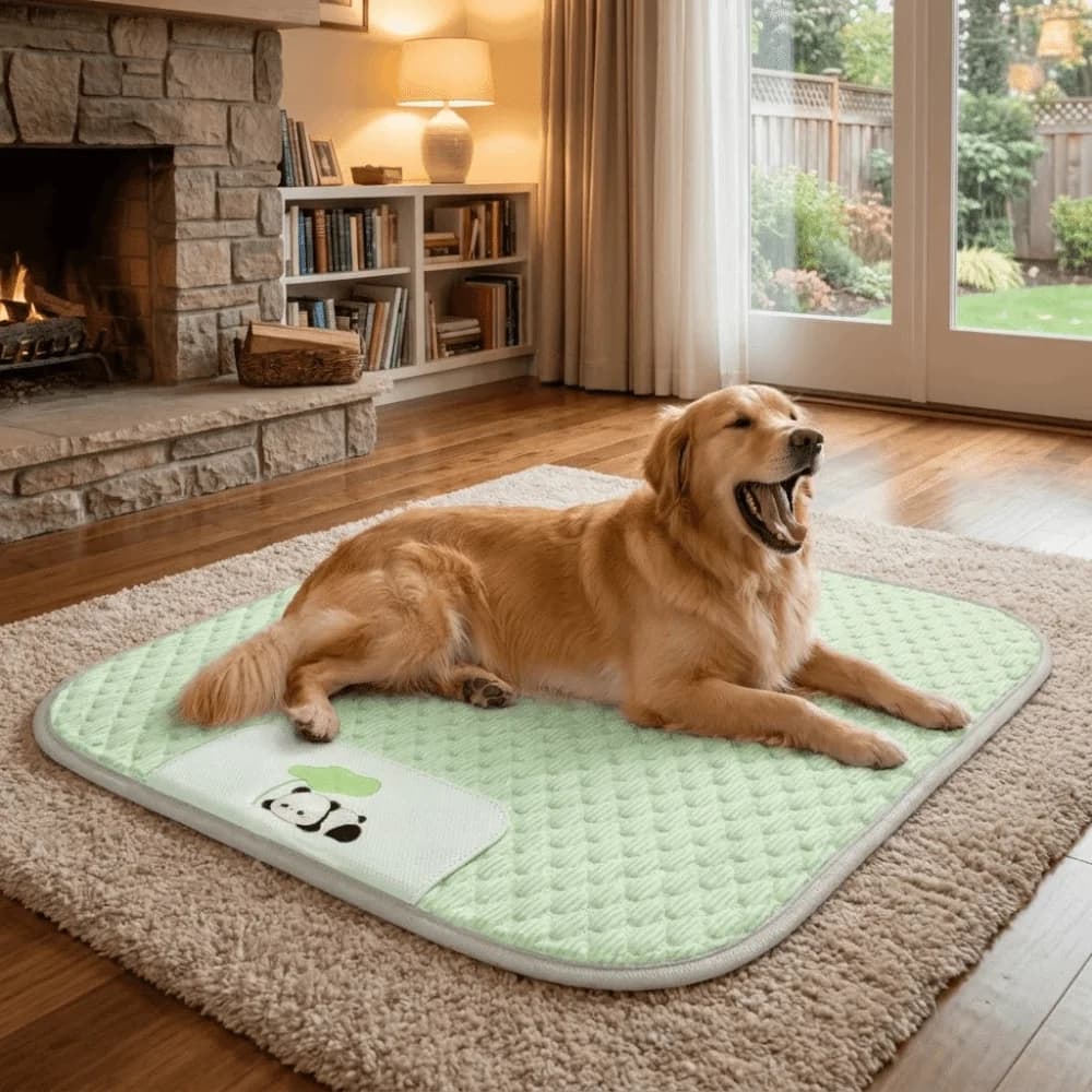 Accessori per Animali Domestici: Tappetino Rinfrescante Traspirante per Cani, Morbido e Antiscivolo, Comodo Tappetino Rinfrescante per Animali Domestici, Ampio Tappetino per Cuccia, Ideale per Viaggi in Auto