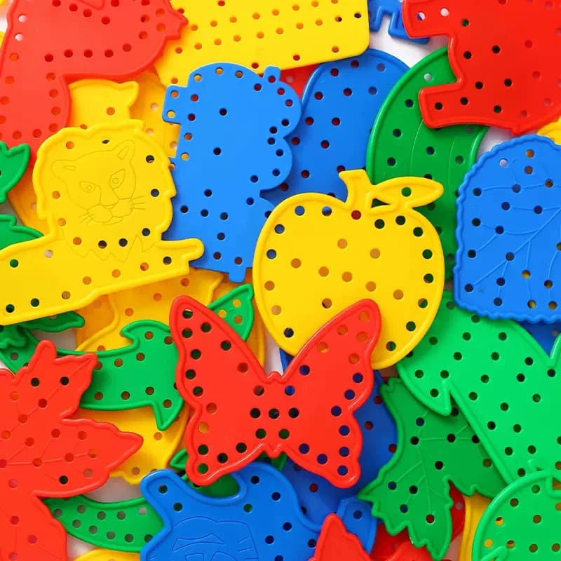 Giocattoli per infilare Montessori Educativi Abilità motorie fini Sviluppo Forniture per l'aula Regalos Cumpleaños Niños Para Invitados