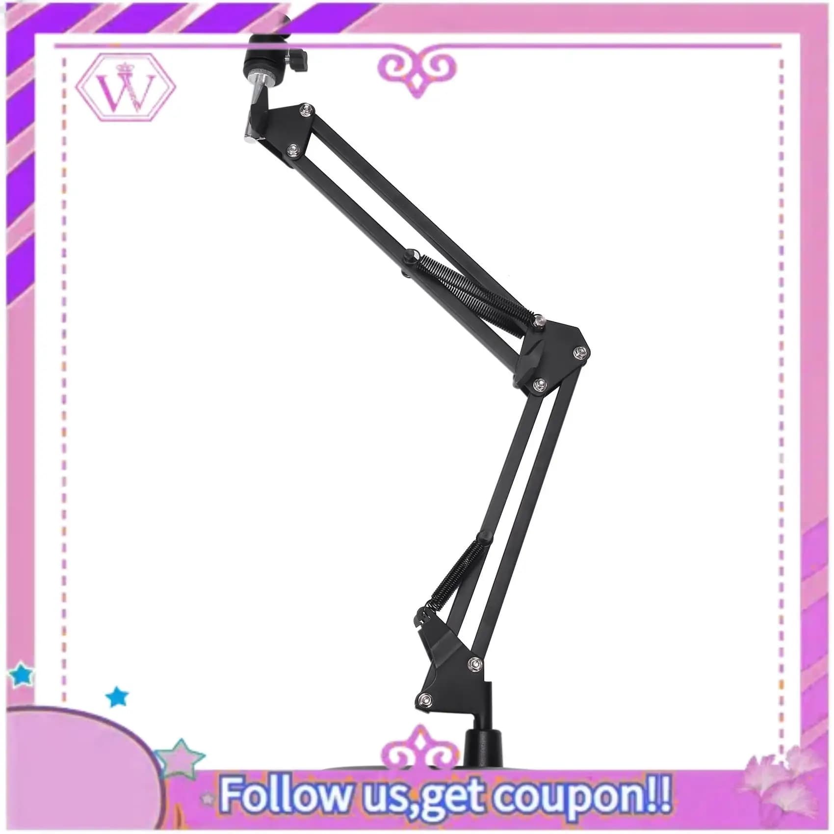 Webcam Stand For Desktop Suspension Boom Scissor Stand With Upgraded Round Base,For Logitech Webcam Best-Selling