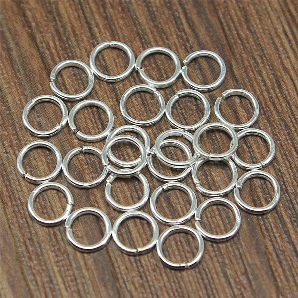 400 pezzi 5 colori 3 ~ 10mm risultati dei gioielli in metallo fai da te apri anelli singoli anelli di salto e anello diviso per la creazione di gioielli