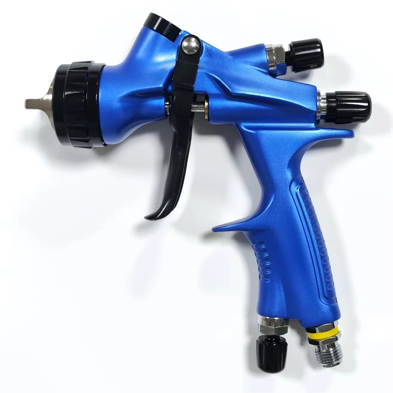 Set di pistole a spruzzo pneumatiche di livello industriale, ugello da 1,3 mm, serbatoio da 600 ml, pressione di 3 bar, impugnatura comoda