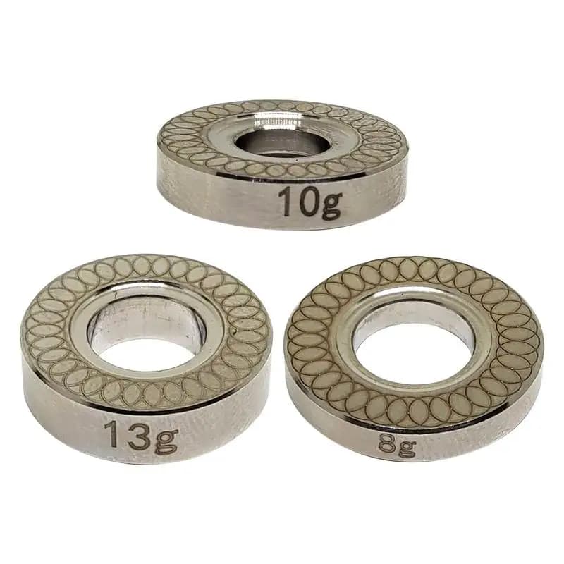8g 10g 13g Bastone da biliardo Anello di peso Biliardo in acciaio inossidabile Stecche da biliardo Peso Vite Anelli di equilibrio Snookers Accessori Parti