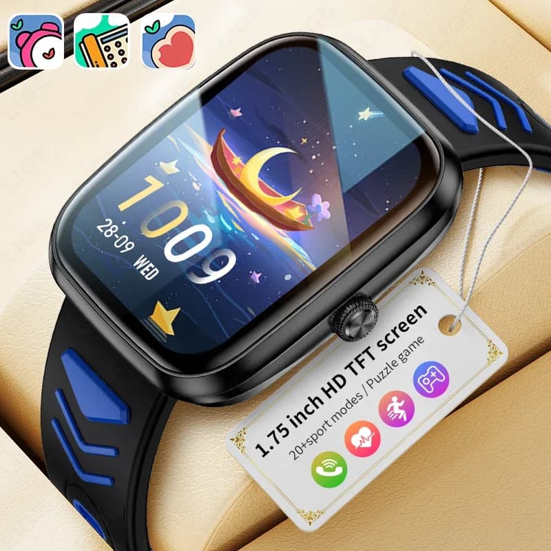 LIGE New Sport Watch for Children with Blood and Sleep Pressure Monitoring, Drinking, Alarm Clock, Smartwatch for Children and Students