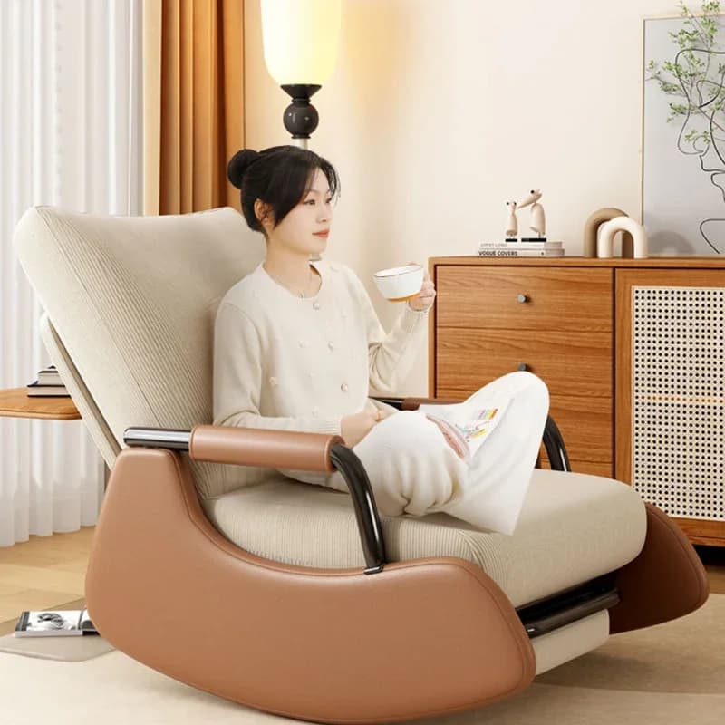 Sedie da soggiorno moderne con braccioli Sedie da salotto per trono da esterno nordico Accento Poltrona da gioco di lusso reclinabile Sillon Lounge Suite Furniture
