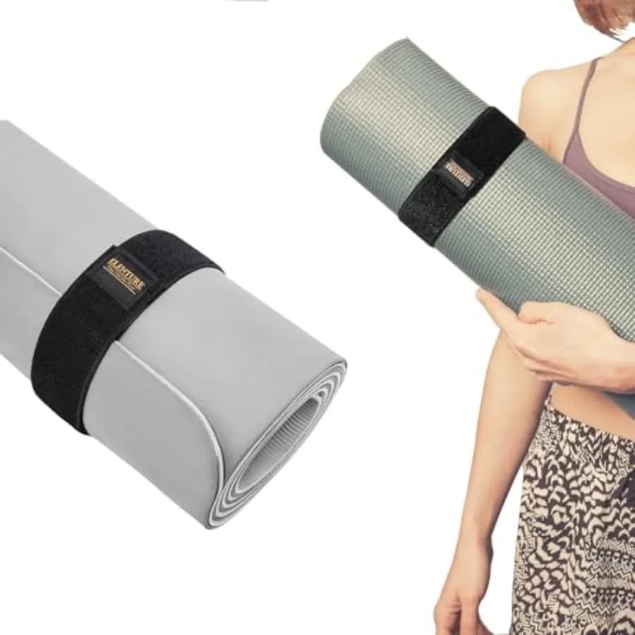 Adjustable Strap for Yoga Mat - Elastic Organizer for Training Mats, Exercise and Pilates