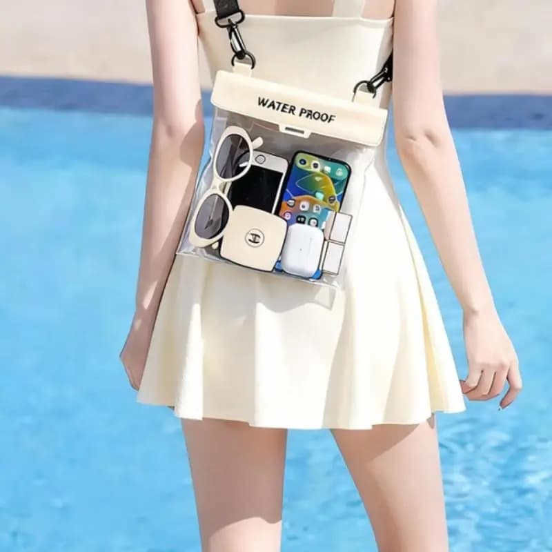 Custodia Universale Impermeabile per Telefono con Finestra Trasparente e Controllo Touch Completo per Viaggi, Nautica e Foto Subacquee