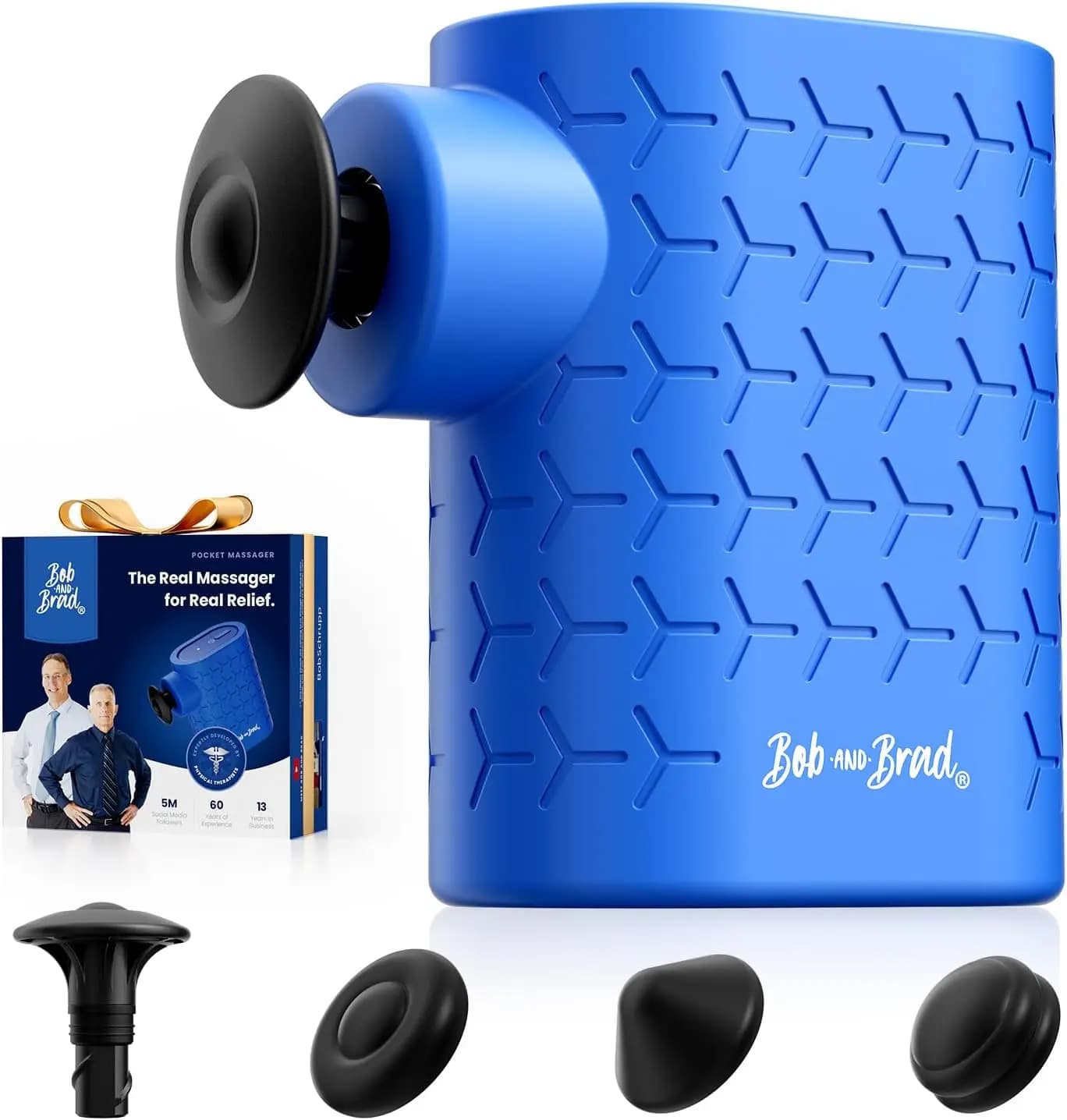 BOB AND BRAD P5 Mini Massage Gun, Pocket-Size Massager for Travel, Ultra-Small Portable Massage Gun for Back & Shoulder Daily Co