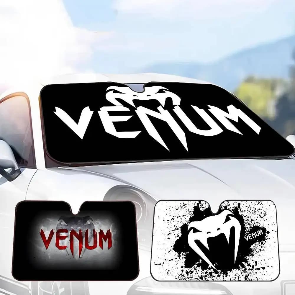 Parasole per Auto V-Venum Personalizzato con Selezione Multi-Misura, Copertura Protettiva Solare per Auto