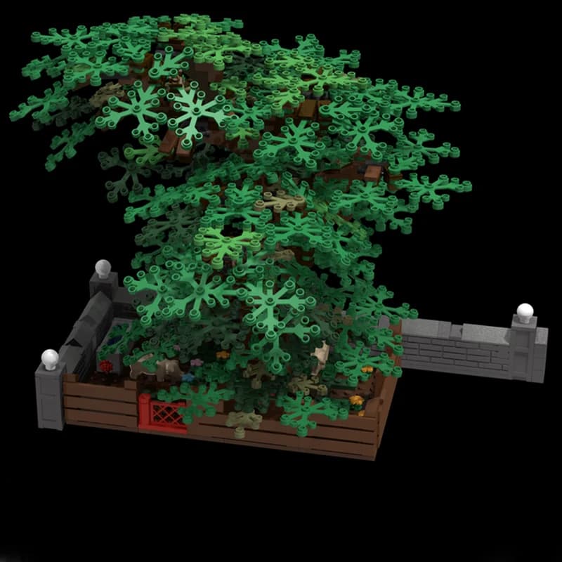 831 pz MOC Grande Diorama Suiniera Modellino Costruzioni Architettoniche Giocattoli Regalo di Natale Educativo Fai da Te Mattoncini Creativi per Bambini