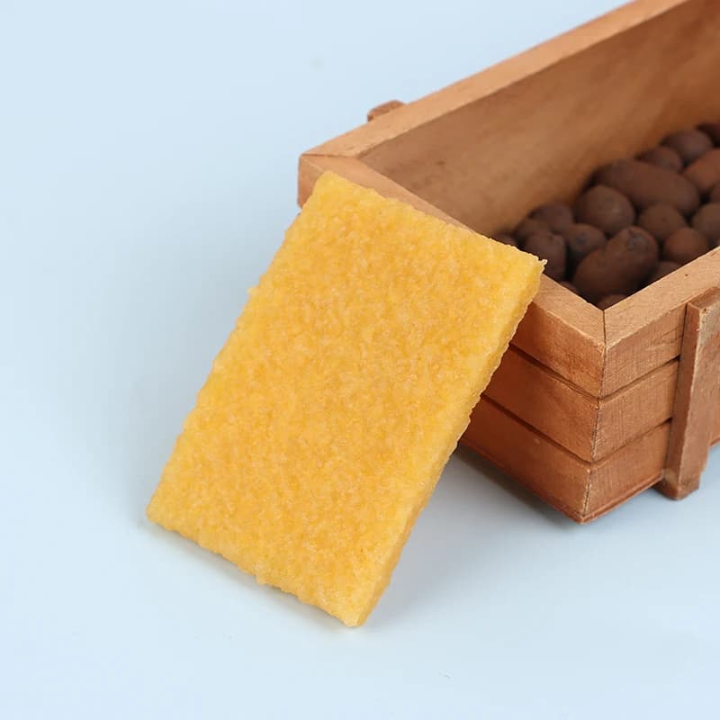 Gomma per blocchi di gomma grezza per rimuovere residui di colla sulle lame e le spugne da ping pong 5 cm x 7 cm, accessori fai da te per racchette