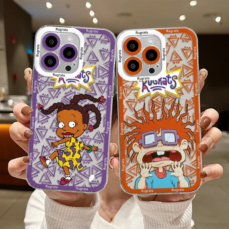 Cartoon Funny R-rugrats Phone Case For TECNO CAMON 30 20 POVA 6 5 SPARK 10 Infinix Smart 8 7 Note Hot 40 30i 20i Pro 5G Cover