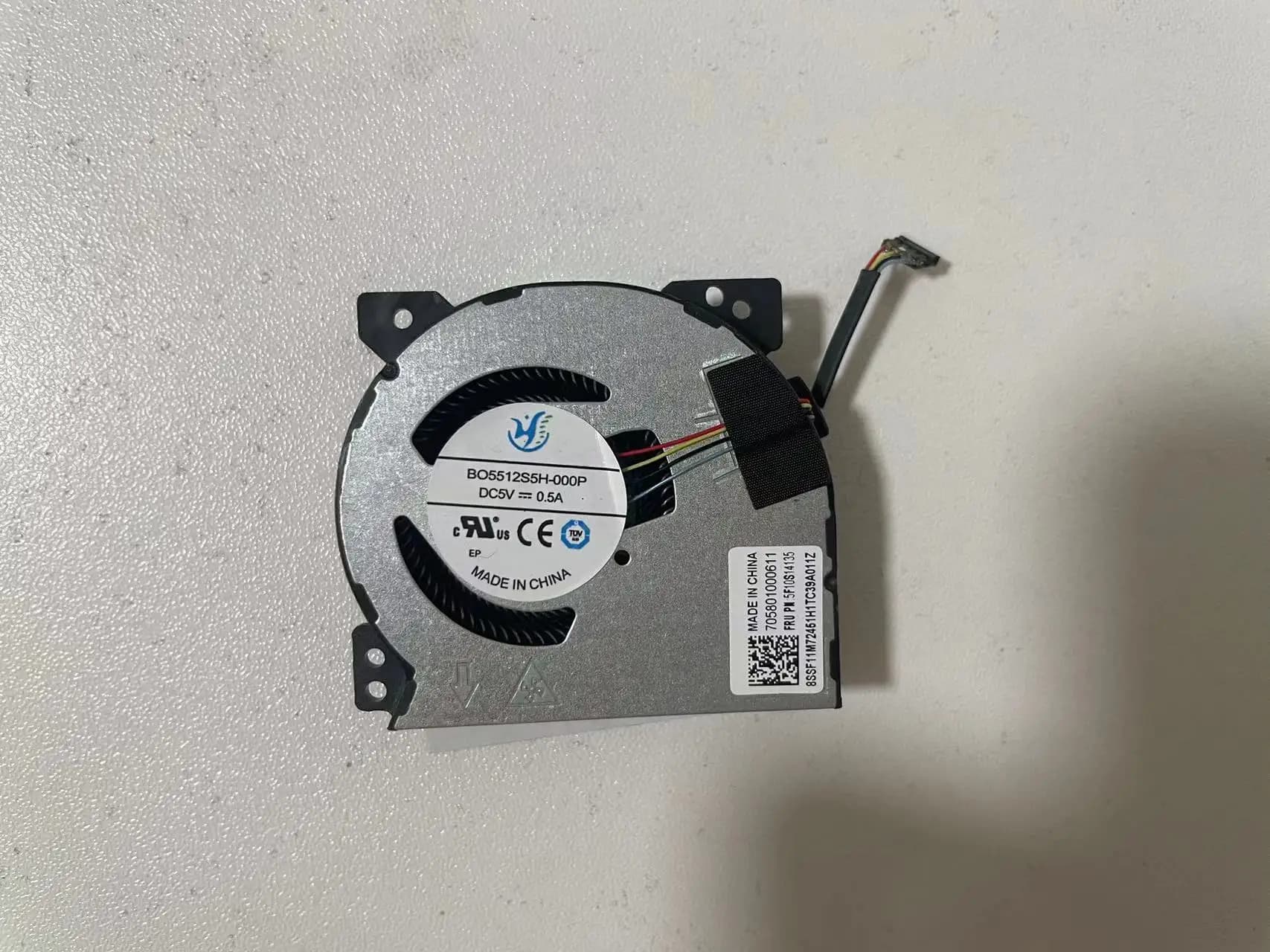 Nuova ventola di raffreddamento della CPU del computer portatile per Lenovo Legion Go 8 apu1 ventola della Console di gioco portatile muslimexayp BO5512S5H-000P DC 5V