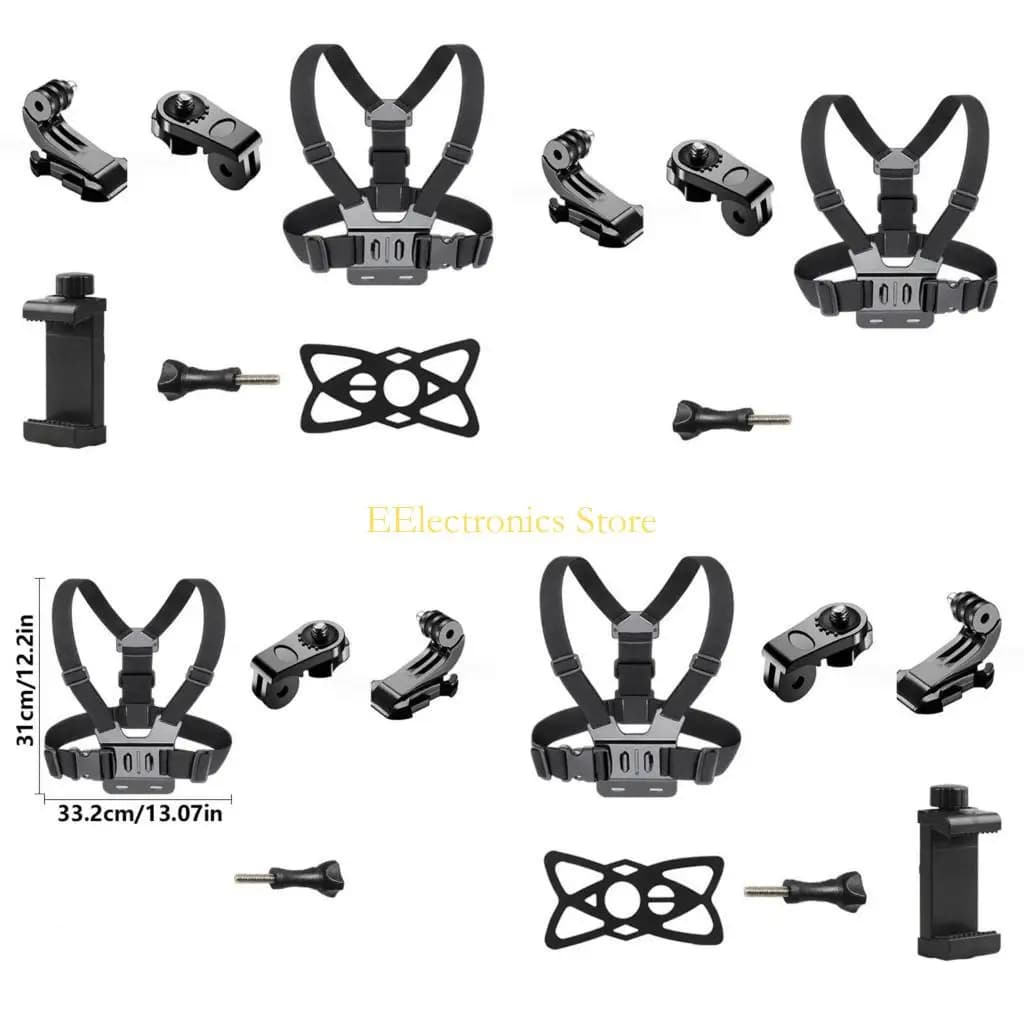 B03C Action Room Accessories Phone support with chest mounting for outdoor adventures