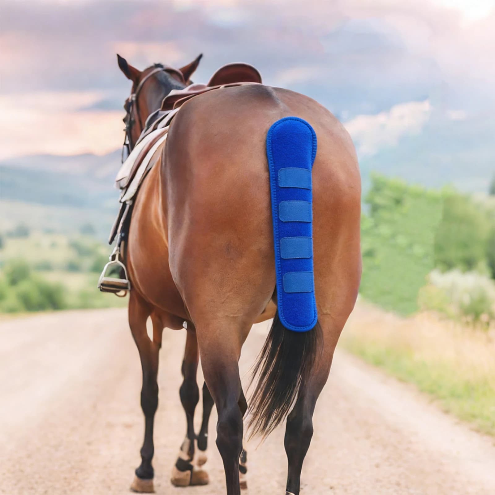 Protezione per Coda di Cavallo Traspirante, Borsa Porta Coda in Poliestere Anti-Zanzare per Gare, Competizioni, Scuderie e Passeggiate