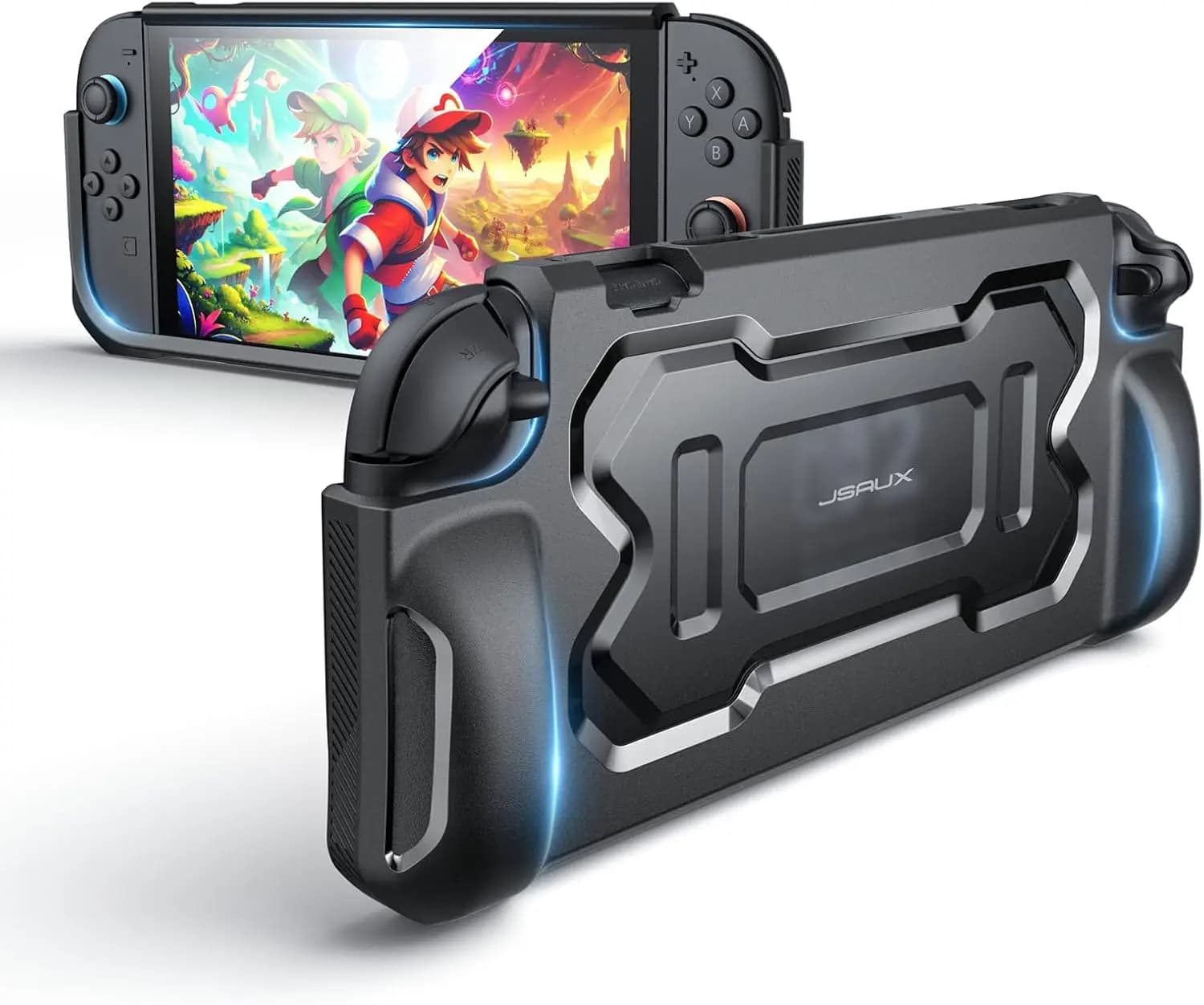 Custodia protettiva progettata per Nintendo Switch 2 2025, custodia portatile con impugnatura in TPU per custodia Switch 2 e accessori per controller JoyCon