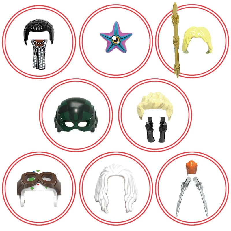G0106 Personaggi del film Action figure assemblate in plastica Building Block Regali giocattolo educativo per bambini