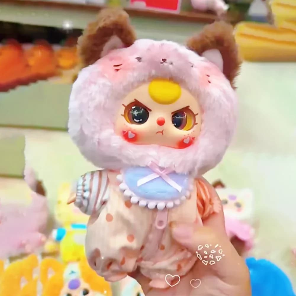 New Baby Tre Kitten Armadio Serie Scatola cieca Action Figure Simpatica bambola in vinile Deco Bambino Natale Compleanno Ragazza Regali Genuino