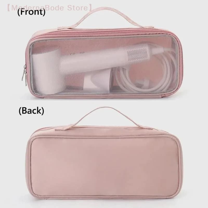daM da Carrying case for hair dryer iron plate case Transparent window case Portable travel case
