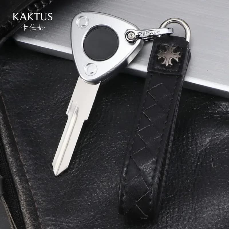 New model of motorcycle key case for Peugeot Django150 aluminum alloy accessories portfolio for metal bags