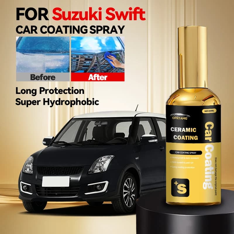 Per Suzuki Swift 2004-2025 ZC83 ZC33: Spray Lucidante Nano Idrofobico in Ceramica Cristallina ad Alta Protezione per Auto