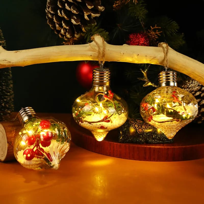 2025 Luci della stringa della lampadina di Natale Luci della stringa delle fate del globo LED impermeabili per l'illuminazione del giardino dell'albero di Natale Fornitori per feste di Natale