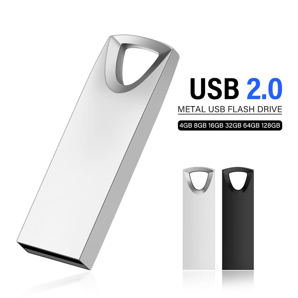 Chiavetta USB in metallo ad alta velocità Chiavetta USB da 1 GB 2 GB 4 GB Chiavetta USB da 8 GB 16 GB Chiavetta USB da 32 GB 64 GB