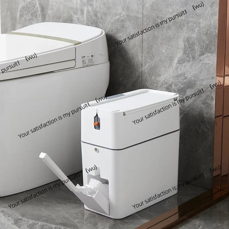 Cucitura con coperchio, imballaggio automatico domestico, soggiorno, cucina, camera da letto, bagno, corda da tirare, proprio scopino per WC, pattumiera.