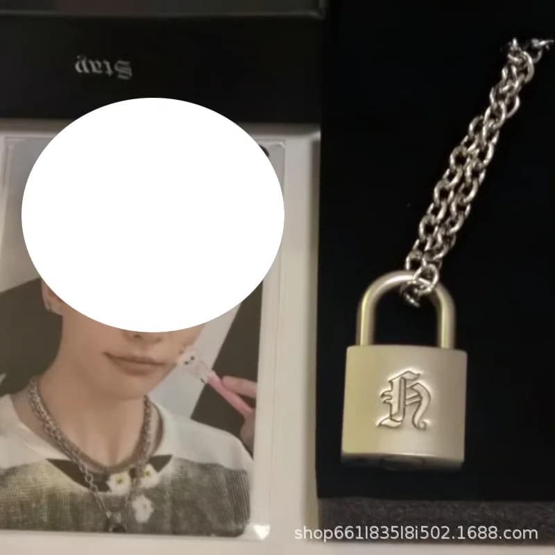 Collana in Metallo Creativa e alla Moda, Stile Simile a Quello di Huang Xuanchen, Nuova Collana Punk per Uomo e Donna, Gioielli e Regali per Fan